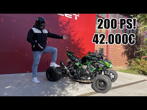 This time, the fastest quad in Germany! A Kawasaki H2 supercharged quad!