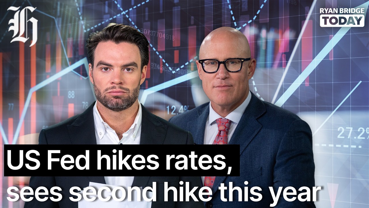 One, but not done: US Fed hikes rates, sees second hike this year | Ryan Bridge TODAY