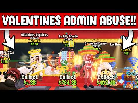 I STOLE CRAZY LOOT DURING VALENTINE'S ADMIN ABUSE USING “BEANIE METHOD!”  | STEAL A BRAINROT