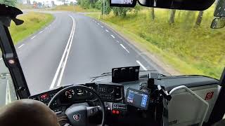 Bus Driving POV | Route 873 Värnamo - Ljungby | Scania InterLink
