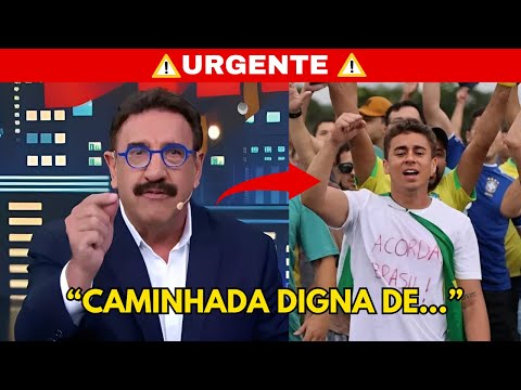 Ratinho se EMOCIONA e faz um DESABAFO ASSUSTADOR sobre a CAMINHADA de Nikolas Ferreira...