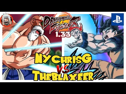 DBFZ NYChrisG vs THEBLAXXER (Roshi, Tien, VegetaSSJ) Vs (GokuUI, Black, GokuSSJ)