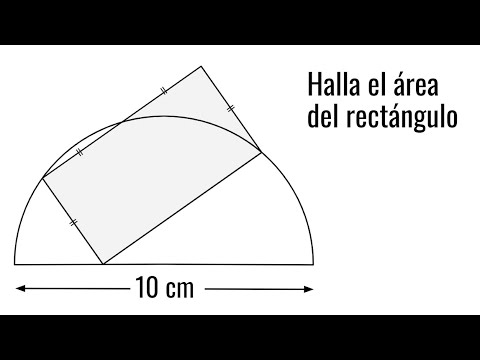 HALLAR EL ÁREA DEL RECTÁNGULO. Geometría Básica