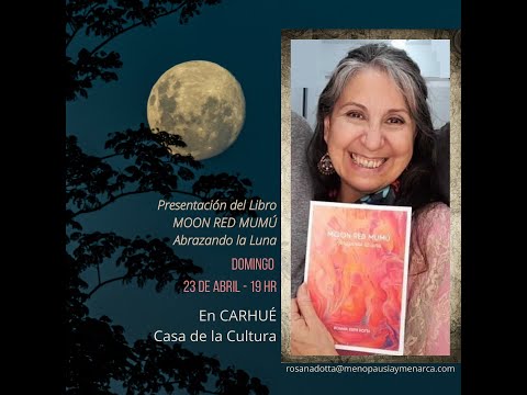 Libro MOON RED MUMÚ, Abrazando la Luna de Rosana Dotta