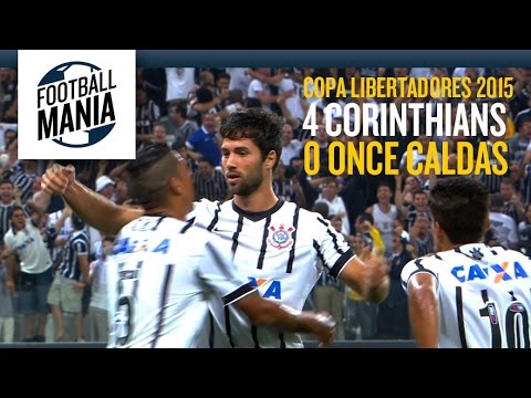 Corinthians 4x0 Once Caldas - Copa Libertadores 2015 - Preliminary Round