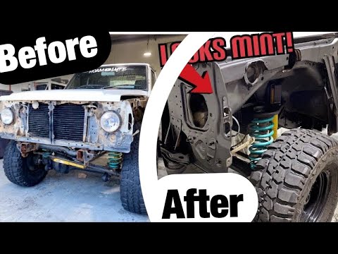 Rusty FRAME / BODY RESTORATION on a GQ Patrol! - 4wd build ep 2