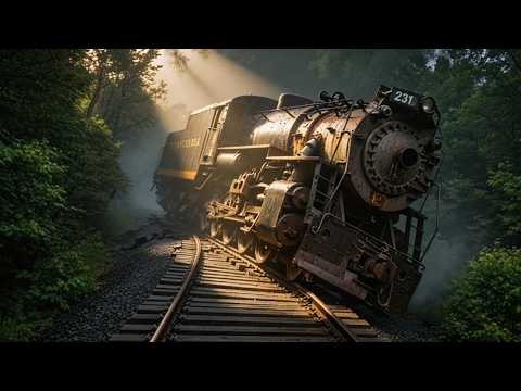 Abandoned PA Railroad K4 Locomotive | Full ASMR Restoration
