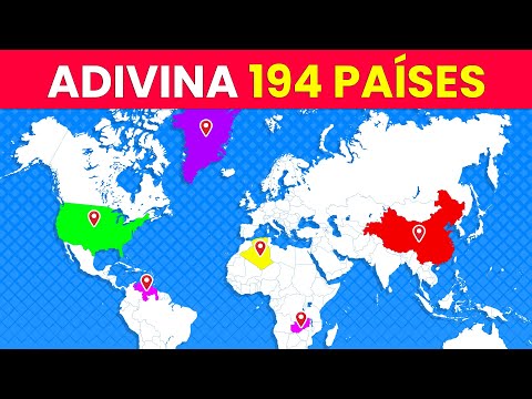 Adivina TODOS LOS PAÍSES y completa el MAPAMUNDI 🌍🧠🤓| Reto de Geografía 😁