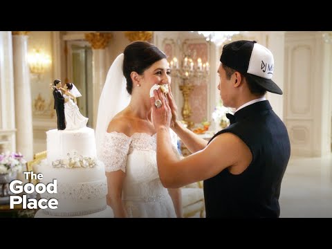 Janet & Jason a match made in The Good Place