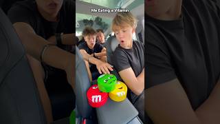 Funny M&M stuck in my throat