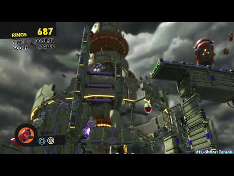 Sonic Forces - Stage 25 - Eggman Empire Fortress: Imperial Tower - S-Rank (Burst)