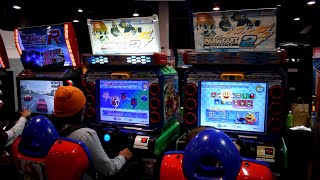 Mario Kart Arcade GP 2 Gameplay at LVL UP EXPO 2023 in Las Vegas