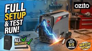 Ozito 100A Gasless MIG Welder Unboxing & First Test