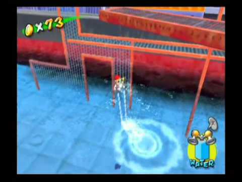 Super Mario Sunshine walkthrough part 6: 100 coins of Ricco Harbour