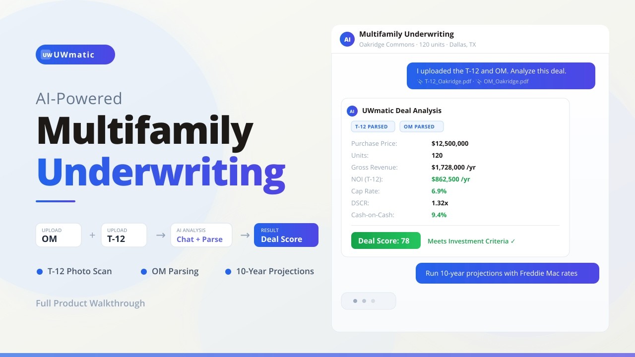 From OM & T-12 to Deal Score thumbnail
