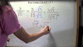 MATEMÁTICAS 3º E.S.O: POTENCIAS Y RAÍCES - Racionalizar (1)