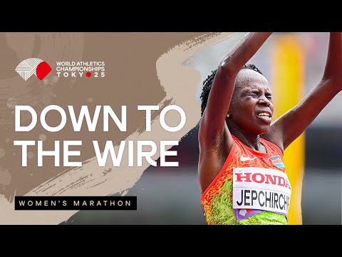 Jepchirchir wins sprint with Assefa to claim marathon gold | World Athletics Championships Tokyo 25