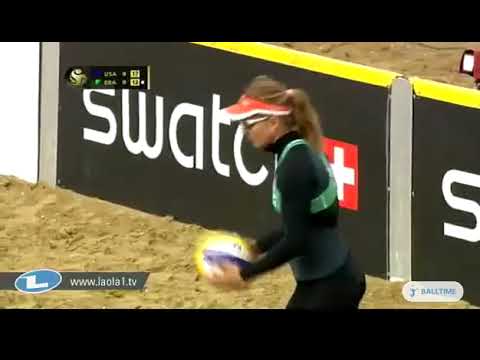 May-Treanor-Walsh USA [3] Larissa-Juliana BRA [1] Main Draw Final Hague HP Beach Open 2011 Women