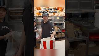 KFC Forgot To Cook My Chicken😭