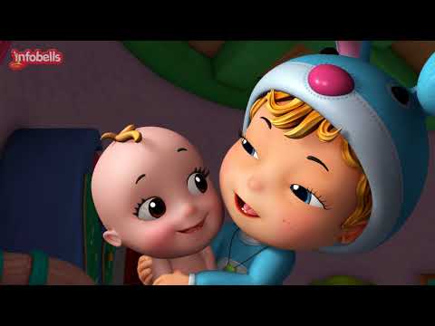 Rosy Cheeks, Dimple Chin | Baby Song & Rhymes for Children | Infobells
