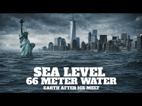 66 Meter Water Apocalypse | Here's The New World Map After All The Ice Melts !!
