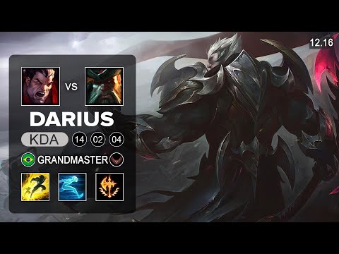Darius vs GangPlank Top - BR Grandmaster - Patch 12.16 Season 12