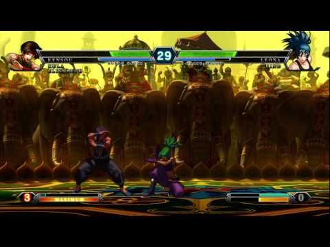 KOF XIII TAC 2011 michel vs miena kage 2.console  tournament