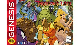 Dragon's Lair - The Adventure Continues (Proto) [Sega Genesis] + Bug Fixes