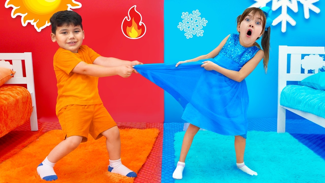 Hot vs Cold Challenge and Other Fun Stories for Kids