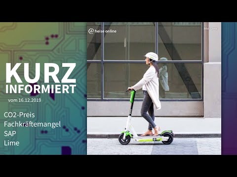 CO2-Preis, Fachkräftemangel, SAP, Lime | Kurz informiert vom 16.12.2019