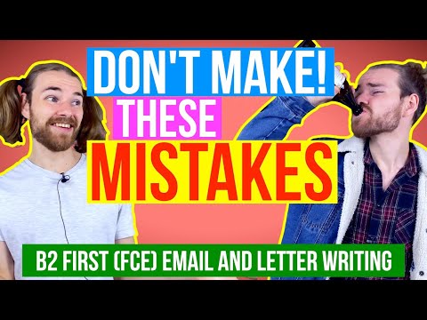 5 Most Common B2 First (FCE) Letter & Email Writing Mistakes! Write a perfect FCE Letter and Email!