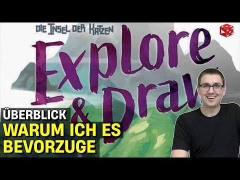Insel der Katzen - Explore & Draw - Regelüberblick & Rezension