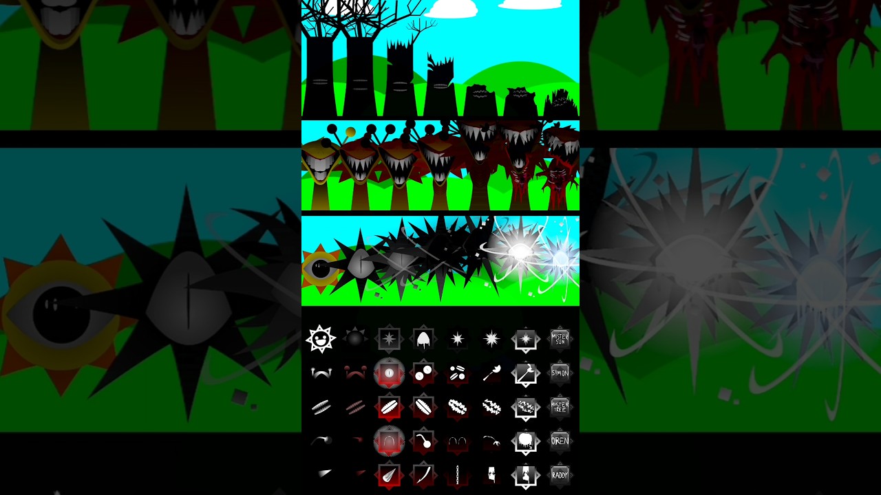 Definitive Phases 3-7 🔥 #sprunki #phase #incredibox #definitive