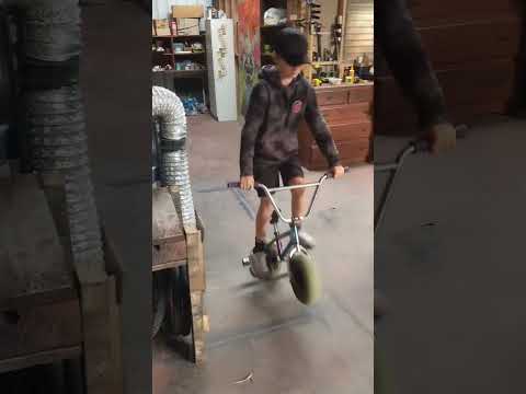 big mini rocker wheelie #shorts #viral #shortfeed #bmx #minibmx