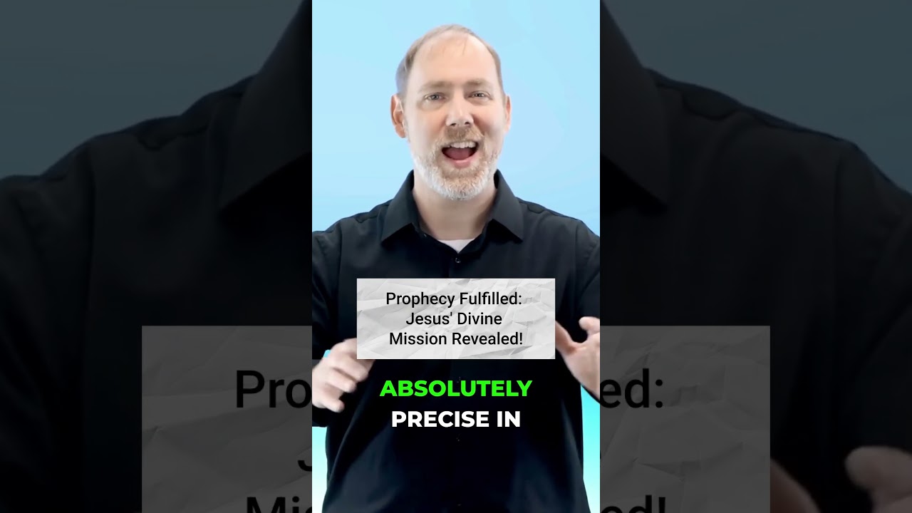 Prophecy Fulfilled Jesus' Divine Mission Revealed!