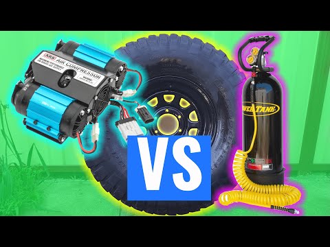 CO2 (Powertank) Tire Inflation vs ARB Twin 12 Volt Air Compressor