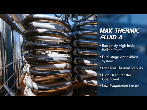 Mak lubricants thermic fluil, for industrial, viscosity inde...
