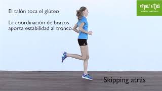 Skipping Atrás