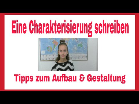 Deutsch - Charakterisierung schreiben - Tipps zum Aufbau & Gestaltung | Schlau gefragt ?!