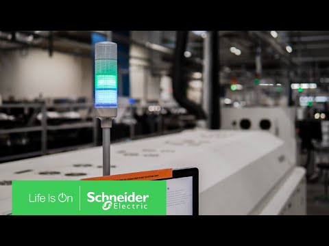 Video thumbnail of Coluna Luminosa Montada Vd/Am/Vm 24Vca/Vcc XVGB3SH Schneider Electric