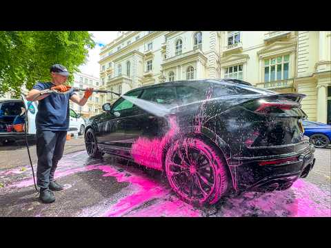 How Professionals DEEP CLEAN a Lamborghini Urus