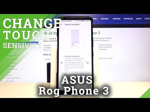 How to Change Screen Sensitivity in ASUS ROG Phone 3?