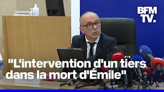 Mort d'Émile: la conférence de presse du procureur d'Aix-en-Provence en intégralité