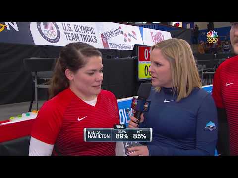 Olympic Mixed Doubles Curling Trials | Becca And Matt Hamilton Discuss Their Semifinal Victory