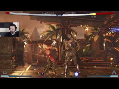 Injustice 2 2nd MP Set Gameplay pt26 - Darkseid vs. Aquaman