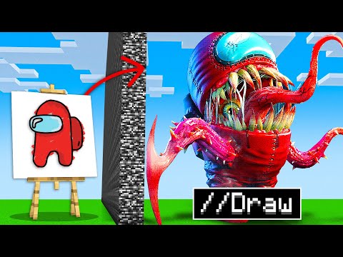 I Cheated Using //DRAW in Minecraft Build Battle