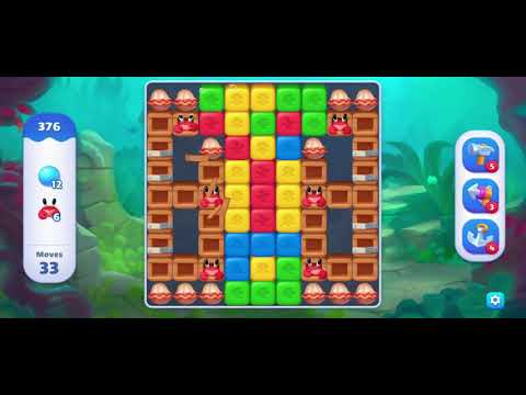 FISHDOM BLAST LEVEL 376 ~ No boosters