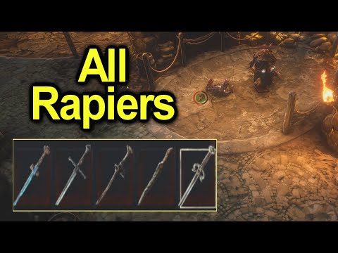 All Rapiers | Movesets and Rune attacks | No rest for the wicked Together