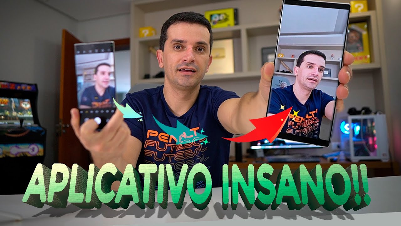 Controlar a CÂMERA de outro CELULAR em tempo REAL! Esse APP tem VÁRIAS FUNÇÕES INCRÍVEIS!! 😱