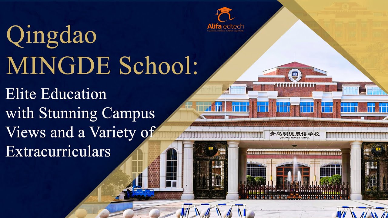 Qingdao MINGDE School QMDS elite education stunning campus views extracurricular activities IB school Qingdao